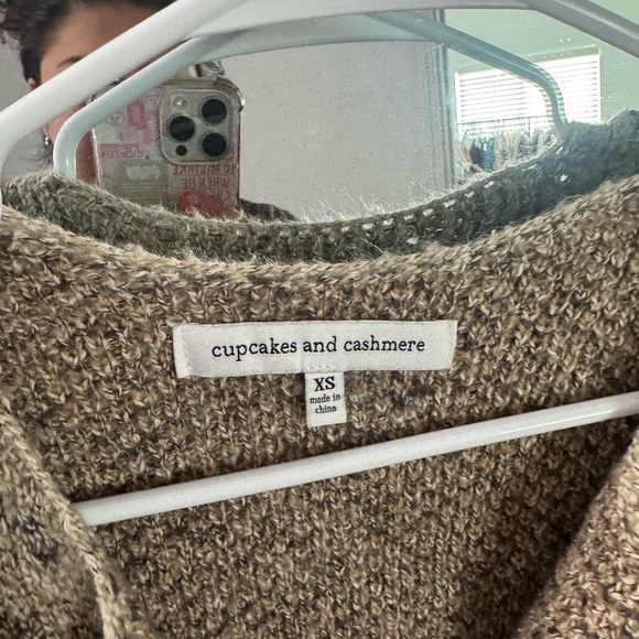 Anthropologie Cupcakes And Cashmere Animal Print Leopard Open Cardigan - Picture 4 of 5